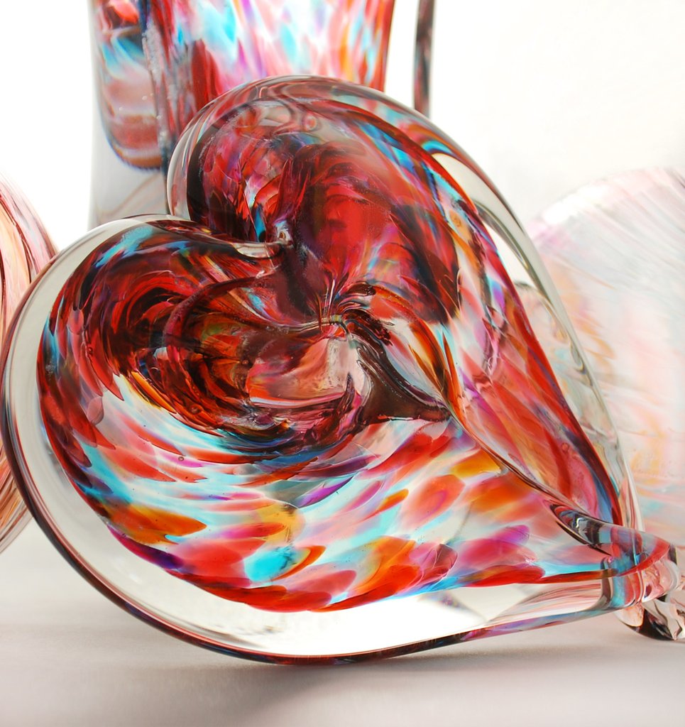 Unity in Glass Heart-shaped Paperweight Package - Unity In Glass®