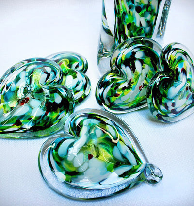 Unity in Glass Heart-shaped Paperweight Package
